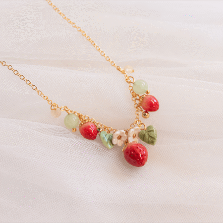 Aurora Bee Choker Cacho de Morangos 2