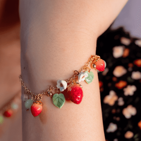 Aurora Bee Pulseira Cacho de Morangos 2